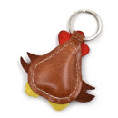 Chicken Leather Keychain