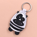 Zebra Leather Keychain Zebra Leather Keychain