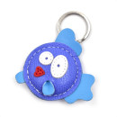 Fish Leather Keychain