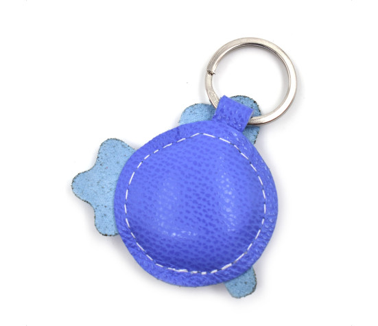 Fish Leather Keychain