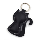 Cat Leather Keychain