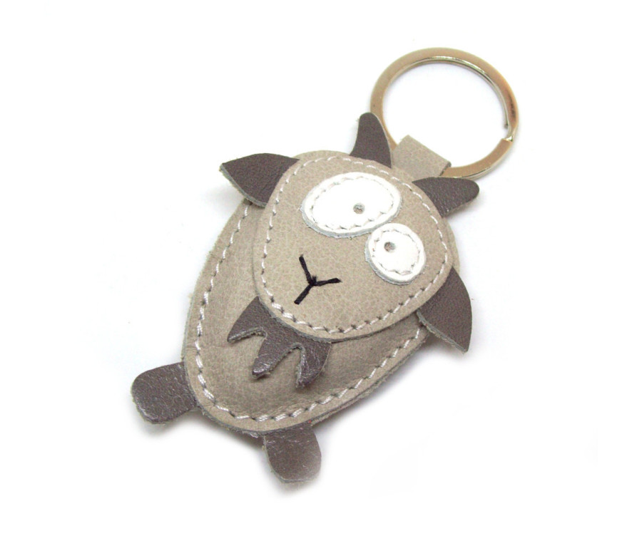 Goat Leather Keychain