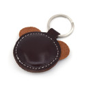 Bear Leather Keychain