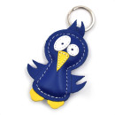 Dark Blue Bird Leather Keychain Dark Blue Bird Leather Keychain