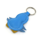Bird Leather Keychain