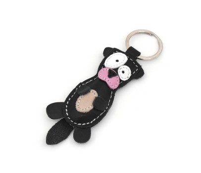 Otter Leather Keychain