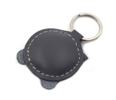 Rhino Leather Keychain