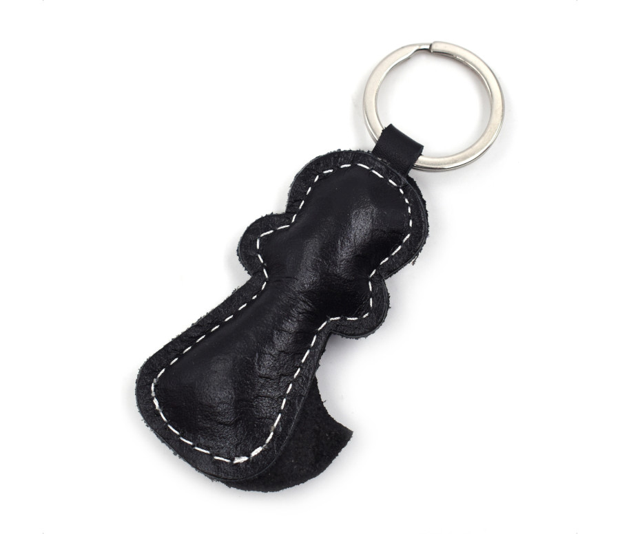 Snake Leather Keychain