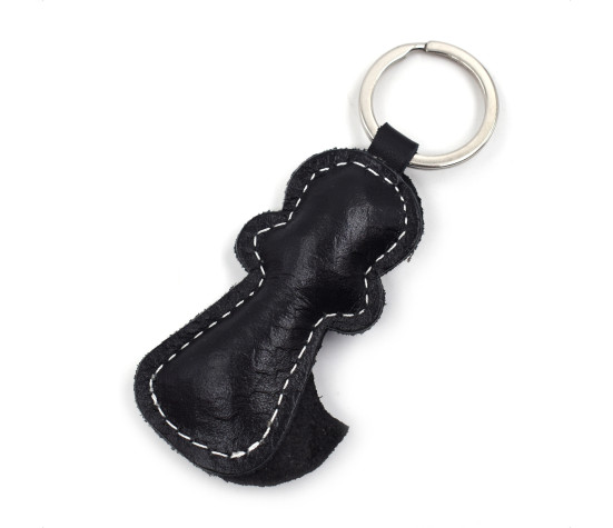 Snake Leather Keychain