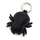 Spider Leather Keychain