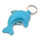 Delfin Leder Schlüsselanhänger