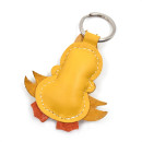 Yellow Duck Leather Keychain
