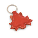 Fox Leather Keychain