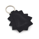 Brown Hedgehog Leather Keychain