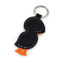 Icelandic Bird Puffin Leather Keychain