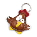 Chicken Leather Keychain