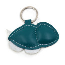 Turtle Leather Keychain