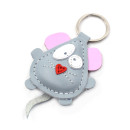 Mouse Leather Keychain