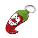 Hot Pepper Leather Keychain Hot Pepper Leather Keychain