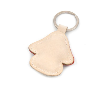 Mushroom Leather Keychain