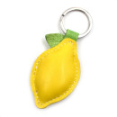 Lemon Leather Keychain