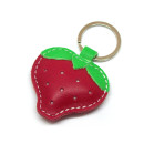 Strawberry Leather Keychain Strawberry Leather Keychain