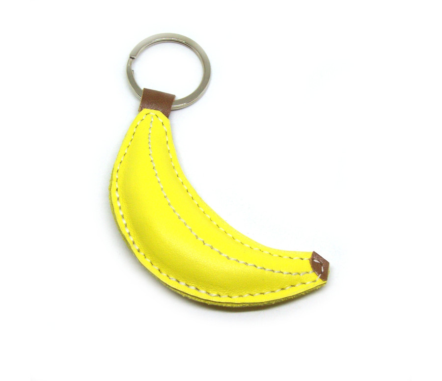 Banana Leather Keychain