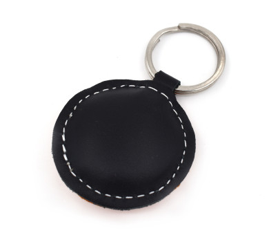 Basketball Leather Keychain