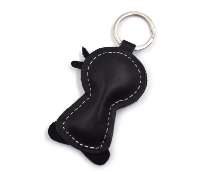Ninja Leather Keychain