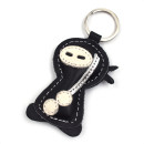 Ninja Leather Keychain