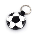 Football Leather Keychain