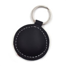 Cheeky Smiley Leather Keychain