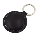 Yin Yang Leather Keychain
