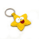 Little Star Leather Keychain