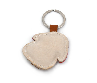 Fairy House Leather Keychain