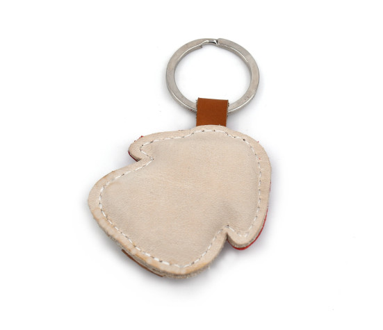 Fairy House Leather Keychain
