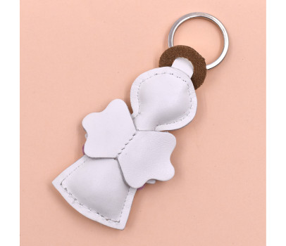 Angel Leather Keychain