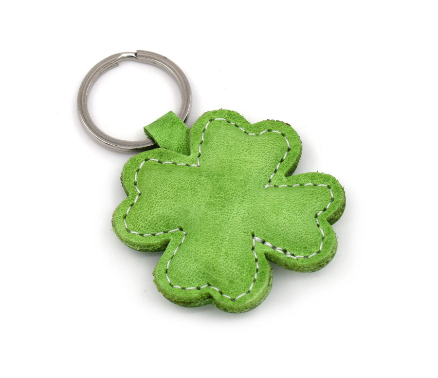Clover Leather Keychain Clover Leather Keychain