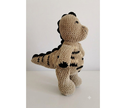 Crocheted Dino Plush – Handmade
