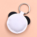 Panda Leather Keychain