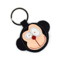 Monkey Leather Keychain