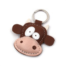 Cow Leather Keychain