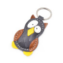 Gray Owl Keychain