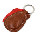 Brown Horse Leather Keychain