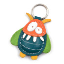 Funny Bug Leather Keychain