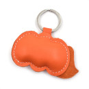 Caterpillar Leather Keychain