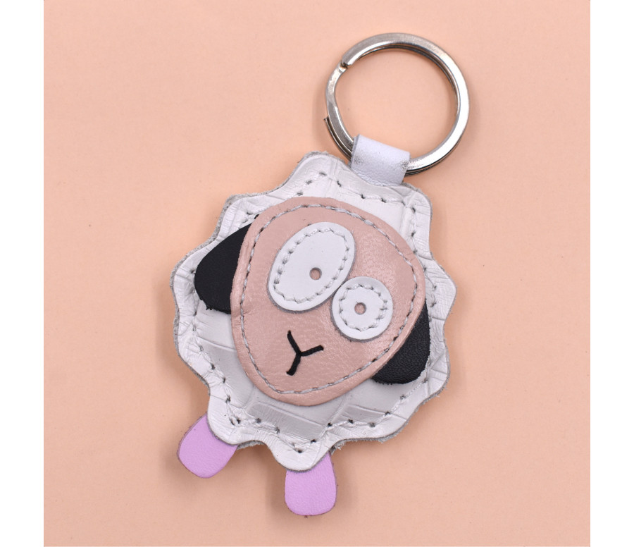 Sheep Leather Keychain