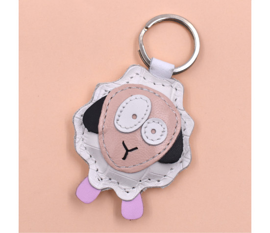 Sheep Leather Keychain