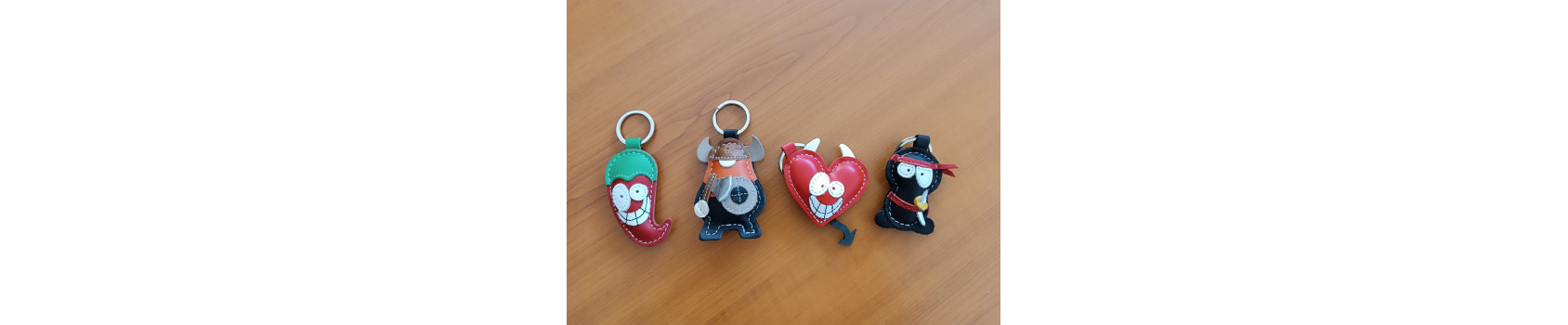 Various Leather Keychains
